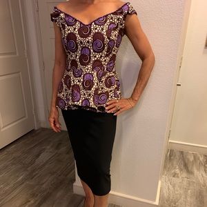 Custome made African top